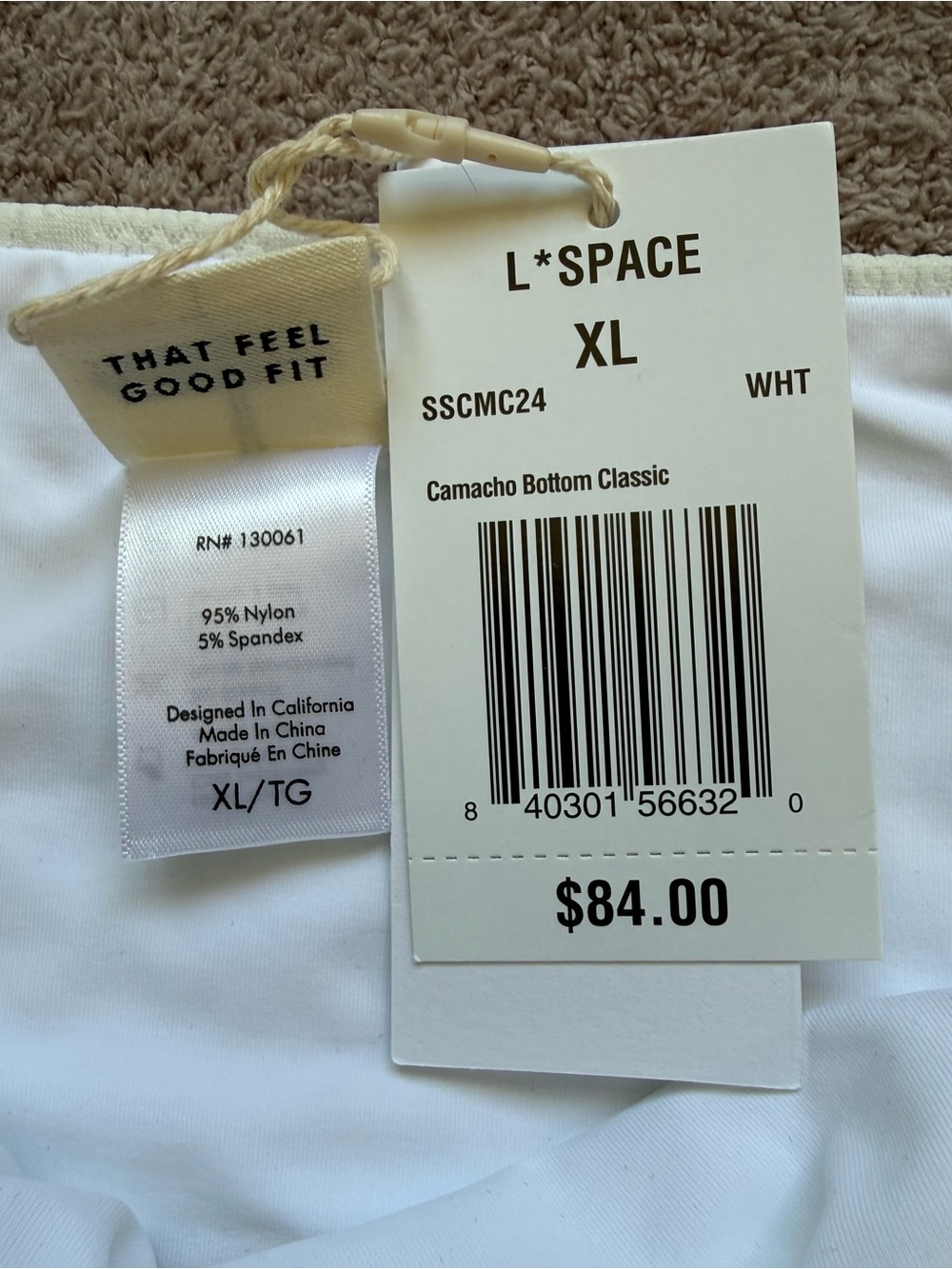 NEW - l*space x REVOLVE - SET - Missy Sunrise Seashell / Camacho Bottom - WHITE - Picture 7 of 11